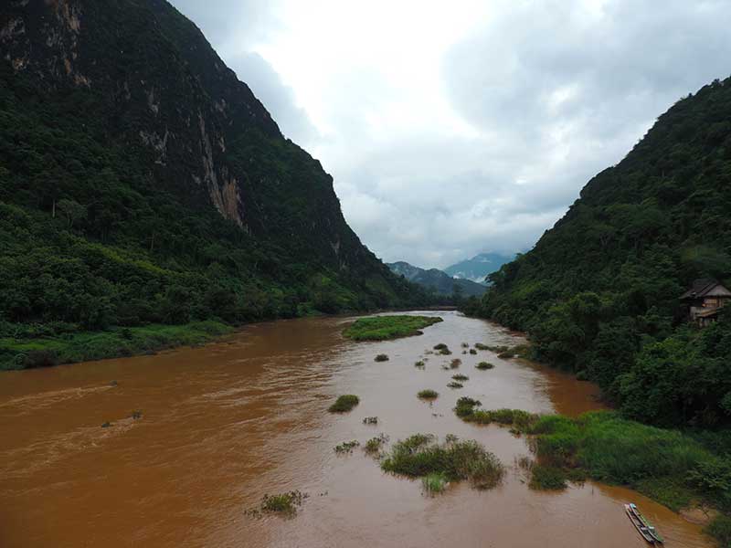 Nong Khiaw river view